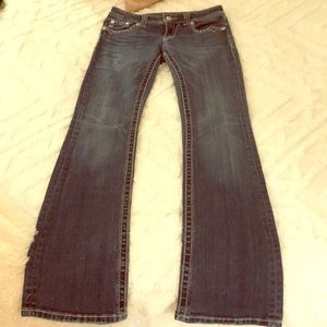 Miss me medium wash boot cut jeans size 27 long